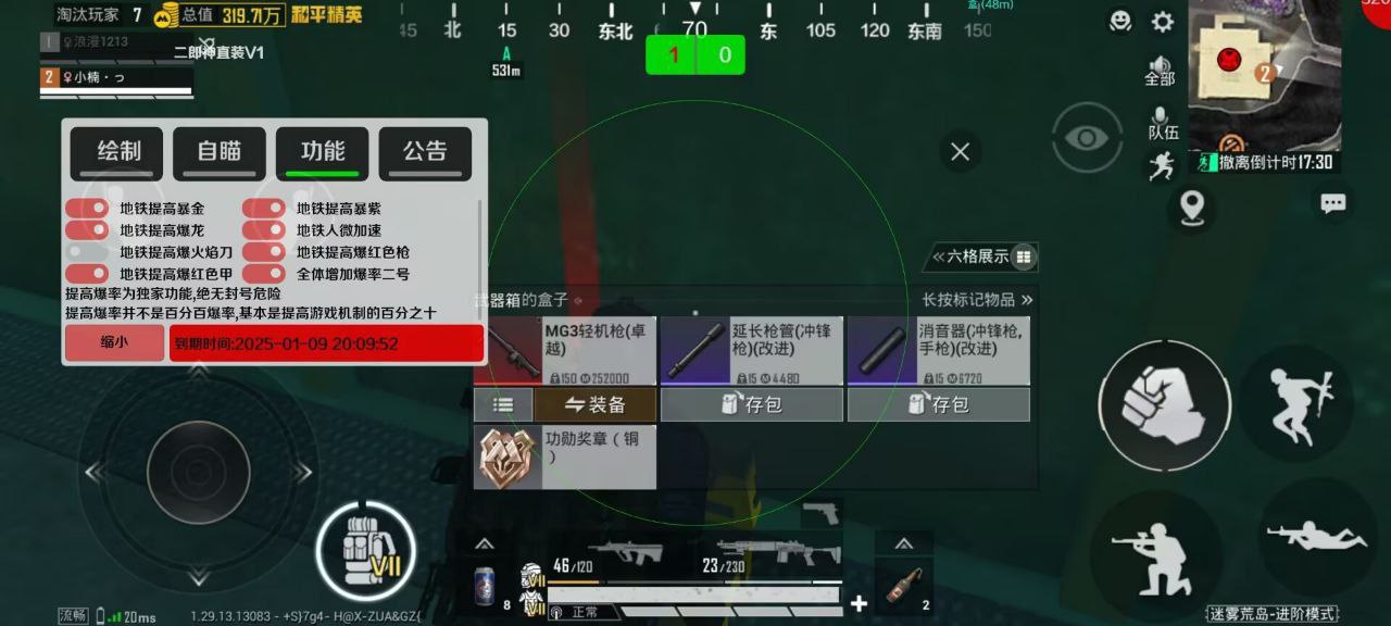 和平【涂山红红】辅助轻便直装工具，重现丝滑畅快体验
